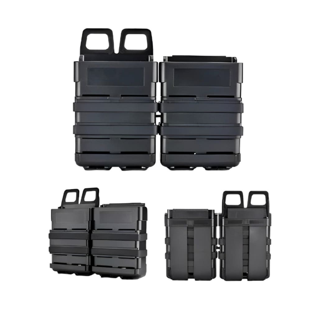 Porta Mag 556 (m4) Rígido Duplo Modular - Preto - Imagem 2