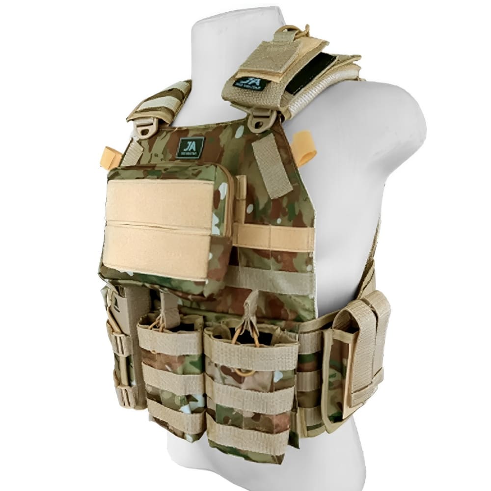 Colete Plate Carrier com 8 Acessórios - Multicam - Imagem 4