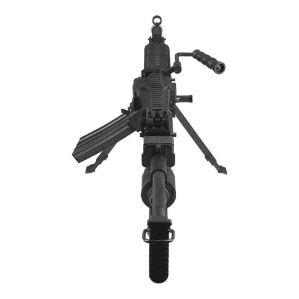 AEG Airsoft Rifle LMG M249 ELET. 6MM - Imagem 4