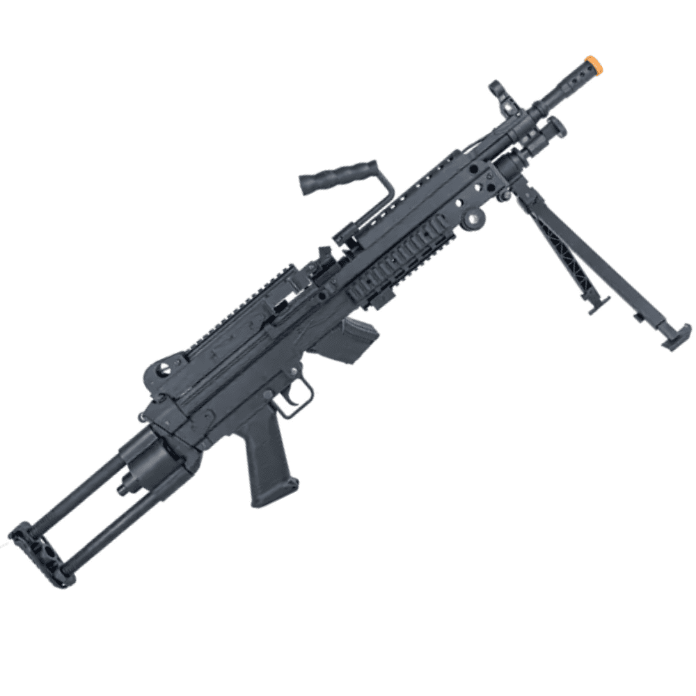 AEG Airsoft Rifle LMG M249 ELET. 6MM