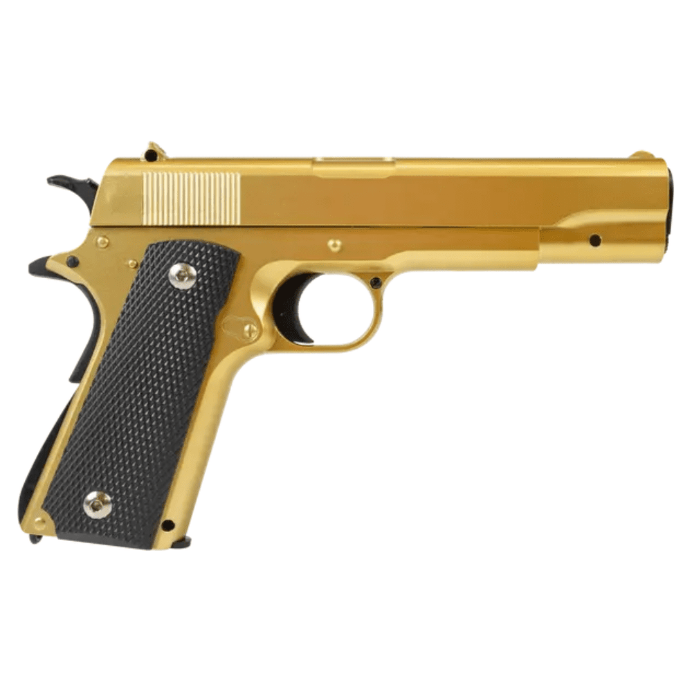 Airsoft Pistola VG 1911-V14 Gold Metal 6MM - Springer