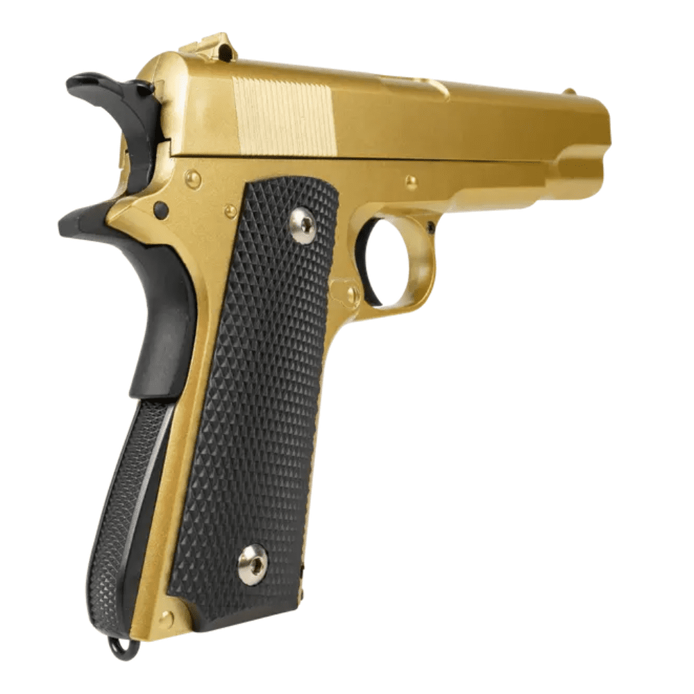 Airsoft Pistola VG 1911-V14 Gold Metal 6MM - Springer - Imagem 5