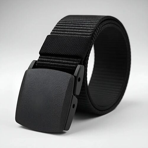 Cinto com Fivela Pvc Preto - Imagem 2