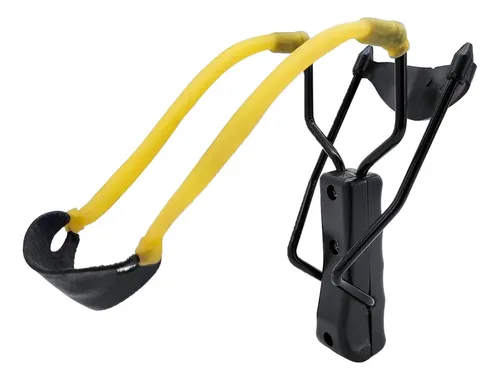 Atiradeira Estilingue Metal com Apoio