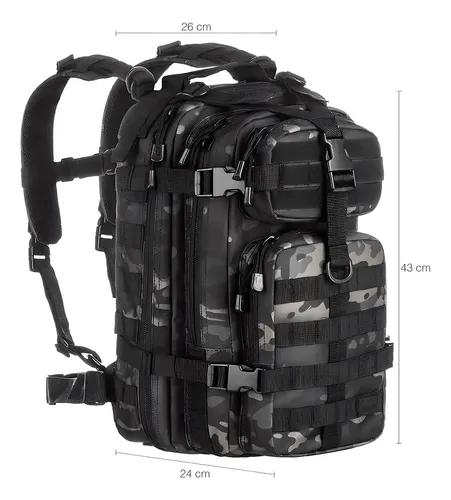 MOCHILA INVICTUS ASSAULT 2.0 WARSKIN BLACK