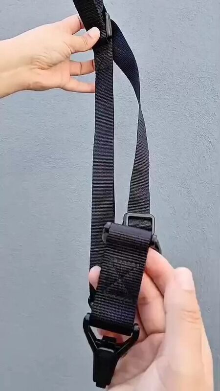Bandoleira Bélica de 2 Pontas Preta - Imagem 2