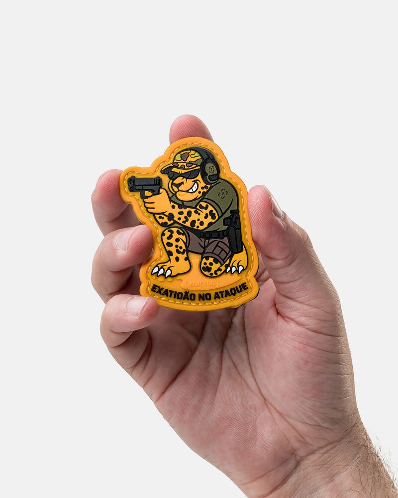 PATCH INVICTUS COLEÇÃO INSTINTO ALPHA ONÇA-PINTADA AMARELO - Imagem 2