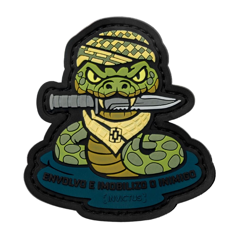 PATCH INVICTUS COLEÇÃO INSTINTO ALPHA SUCURI-VERDE PRETO - Imagem 3